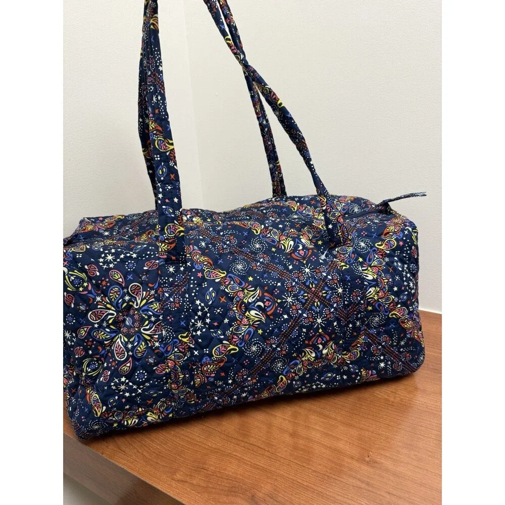 Duplicate listing*** Vera Bradley Original Duffel Bag Starry Paisley in Cotton